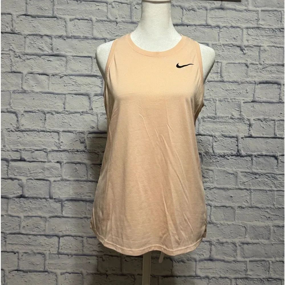 Nike Women's Dri-fit Training Tank Top peach/pink Size Small